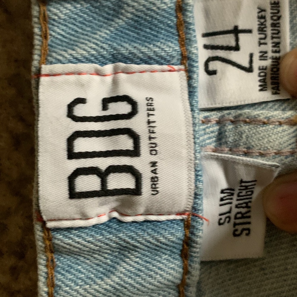 Brand new slim straight urban outfitters jeans 24